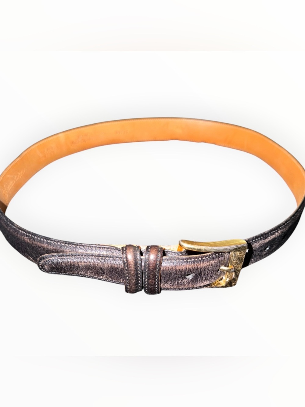 Martin Dingman Luxury Leather Dress Belt Size 34